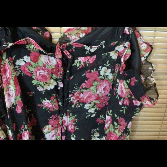 ๐ฅTRIPP NWT dress back tie/zipper ruffles straps - Picture 5 of 16